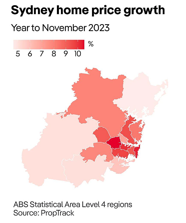 市场 | 悉尼房价连涨12个月，再创新高！各地涨幅排行出炉，最高达10.54%（组图） - 4