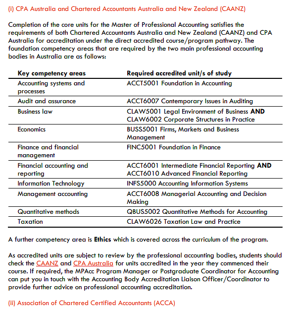 悉尼大学“MPA／MOC-Accounting专业”课程介绍&选课指南（组图） - 13