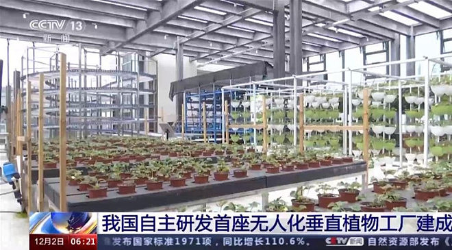 20层高楼种菜，大陆研发首座无人化垂直植物工厂（图） - 1