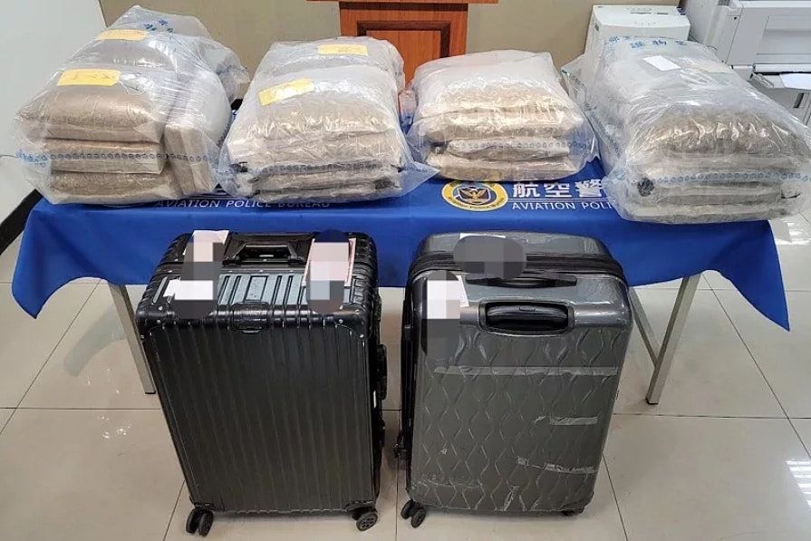 香港男子台湾转机回港被捕！行李查获逾27公斤大麻辩称“帮朋友带礼物”（组图） - 4