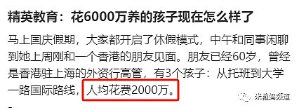 香港高管自爆：花6000万鸡娃，却把三个孩子养废了…… （组图） - 13