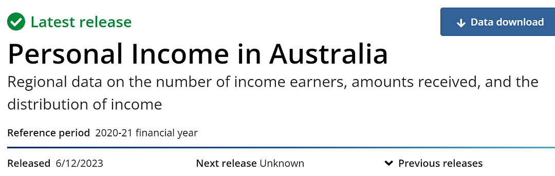 澳统计局公布最新收入，年入这个数，就超过一半澳人（组图） - 1