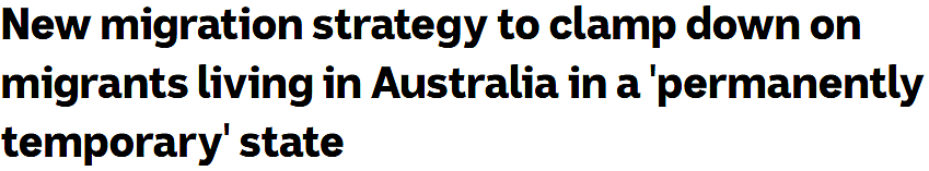 澳洲最新移民政策抢先看！今日正式官宣，留学生门槛提高，赴澳更难了！还将新设签证，吸引高技能移民...（组图） - 1