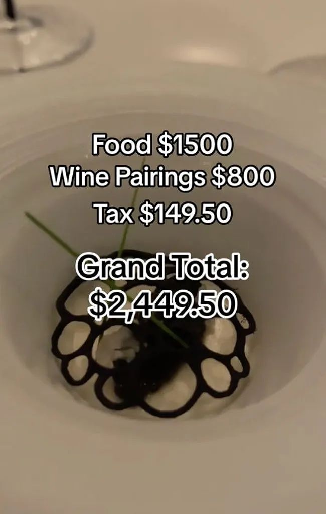 女子花$2500元体验迪士尼最贵餐厅，看了菜单后，网友直呼：“有钱人都疯了”（组图） - 5