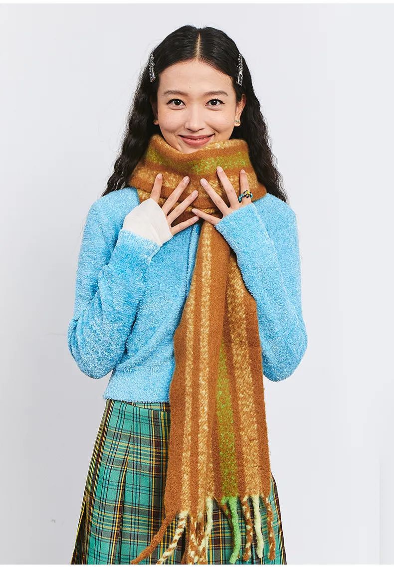 【时尚】10条美丽围巾分享！我冬天的温暖和时髦，全靠它们了（组图） - 49
