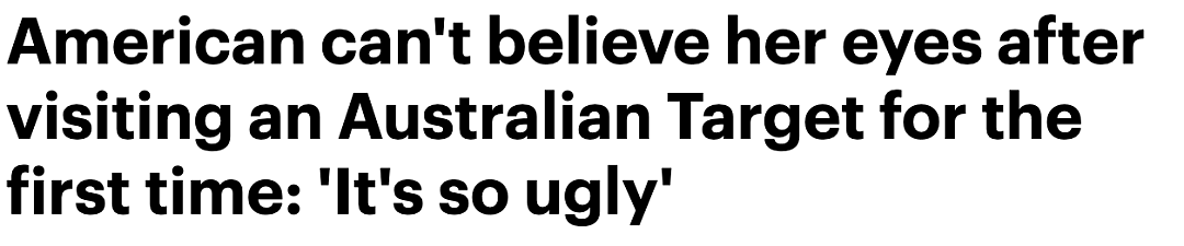 太丑了！美国女子发帖嘲笑土澳，引发全球网友赞同，“澳大利亚太可悲了！”（组图） - 1