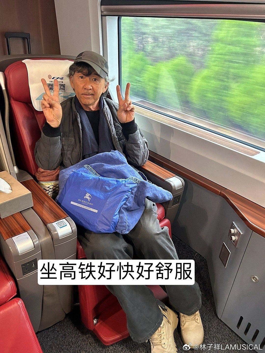 76岁巨星搭高铁去湖南被指似“拾荒老头”，惊揭身家亿亿声极低调（组图） - 5