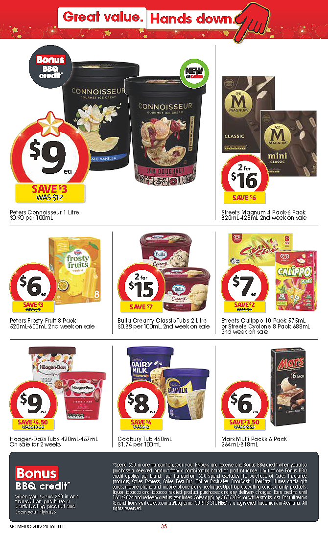 Coles 12月20日-12月26日打折，冻鸭5.7折，虾、羊肉打折（组图） - 35