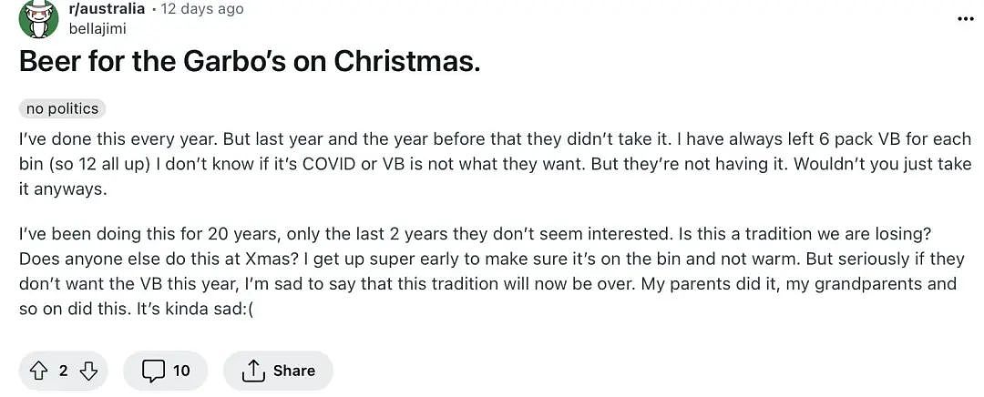 遗憾！这个20年的澳洲圣诞传统正在消失！网友：终究是我错付了…（组图） - 8