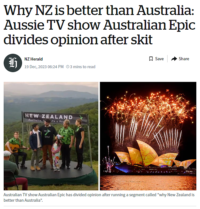 为什么新西兰比澳大利亚更好？一首歌，让两国网友吵起来了（组图） - 1