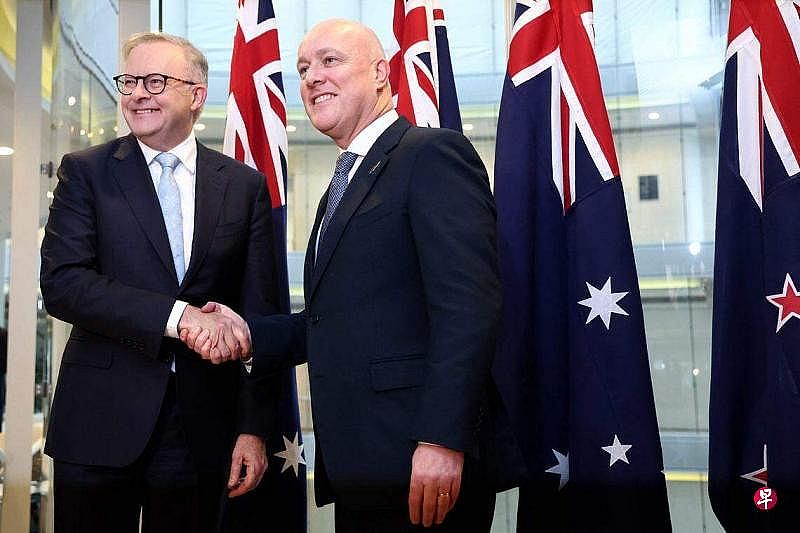 新西兰探讨加入澳英美三边安全伙伴（图） - 1