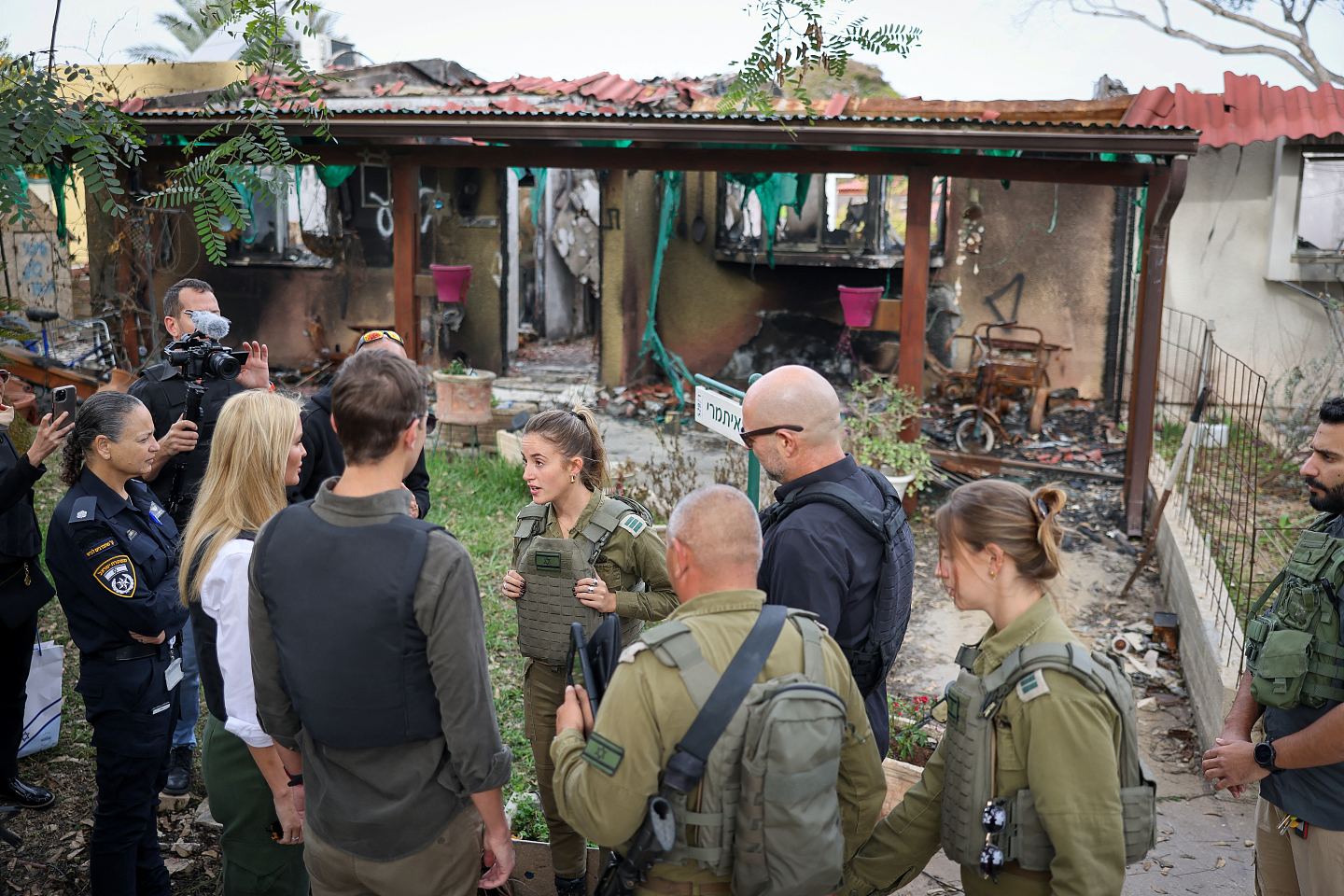 特朗普女儿伊万卡访以色列，视察遭哈马斯蹂躏村落（组图） - 2