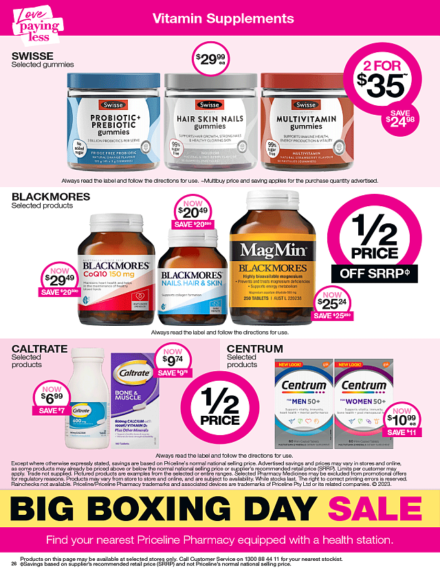 大量半价 + 满送！【Priceline】12月25日至1月3日 优惠目录（组图） - 27