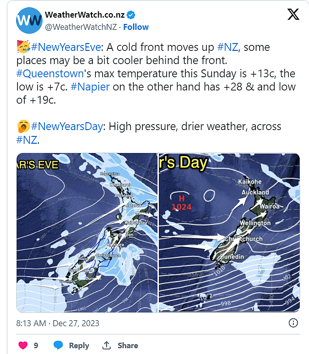 这个假期旺季很旺！新西兰人很乐观，假期天气多变，注意部分地区有阵雨（组图） - 2