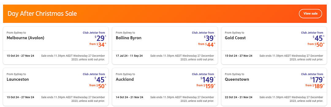 墨尔本起飞，$34起！澳洲三大航司正在进行机票大促，手慢无！（组图） - 3