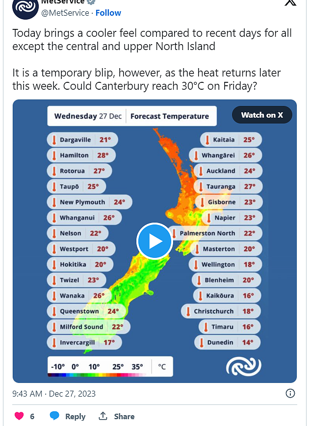 这个假期旺季很旺！新西兰人很乐观，假期天气多变，注意部分地区有阵雨（组图） - 1