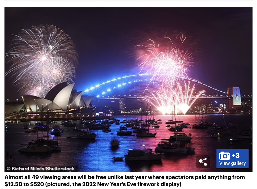 来啦！悉尼跨年烟花秀来袭，49个观赏点几乎全部免费（组图） - 8
