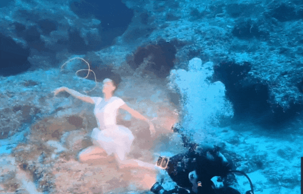 与鲸鲨共舞：美女创下深潜摄影吉尼斯世界纪录，美到令人窒息…（组图） - 2