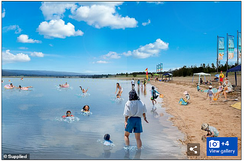 悉尼“人造海滩”景点刚运行没几天，就闹出了人命…（组图） - 1