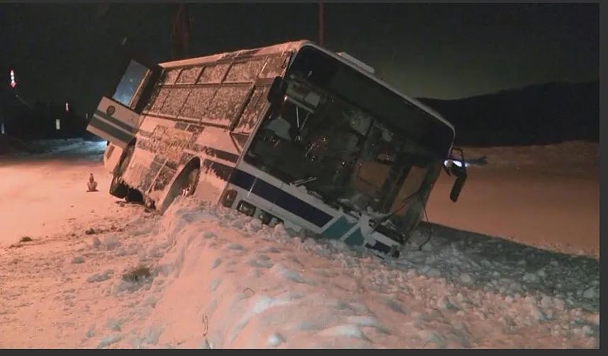 一辆中国人驾驶的汽车在日本北海道和巴士相撞，9人送医（组图） - 4