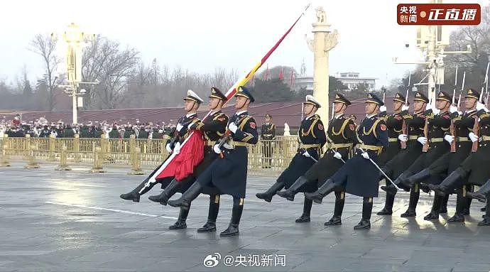 2024年中国天安门广场第一场升国旗仪式（视频/组图） - 3