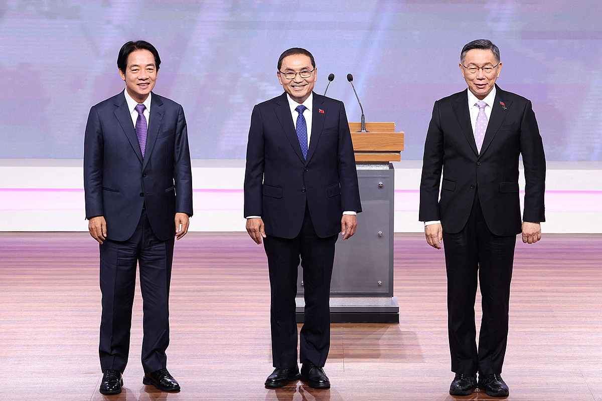外媒：台湾领导人大选辩论会，台湾定位及前途成焦点（组图） - 2