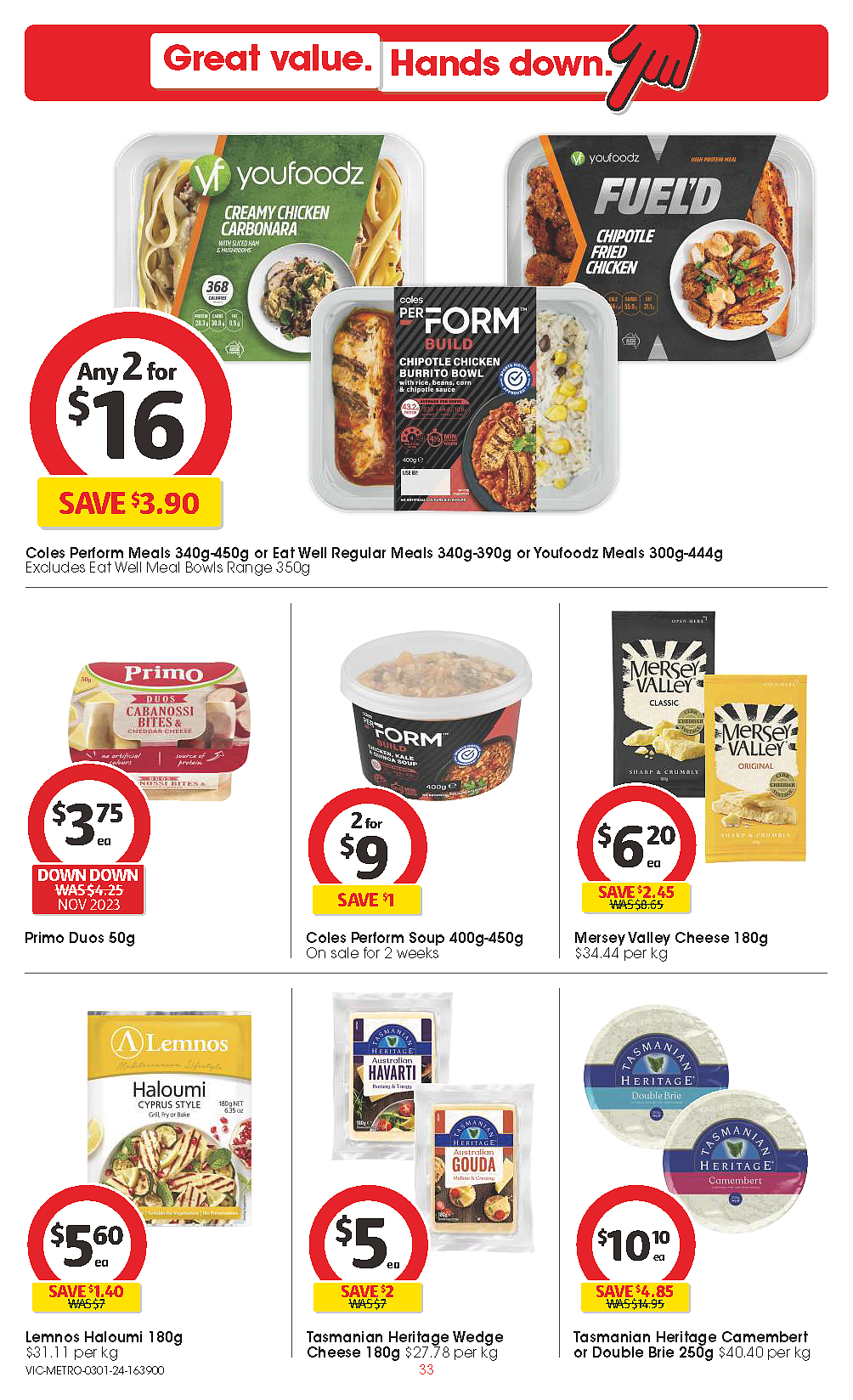 Coles 1月3-9日打折，维c、益生菌、蛋白条半价（组图） - 33