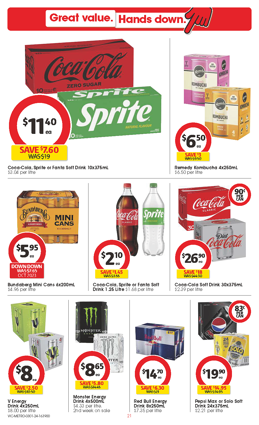 Coles 1月3-9日打折，维c、益生菌、蛋白条半价（组图） - 21