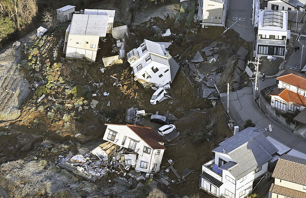 日本7.6地震太震撼！石川轮岛市地动“西移1.3公尺”（组图） - 1
