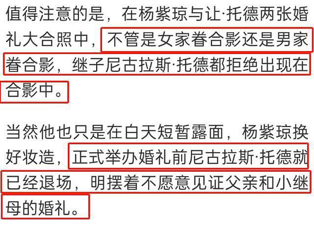 杨紫琼晒婴儿照引猜测，被指回击继子争产，对方在她婚礼拒绝合影（组图） - 10