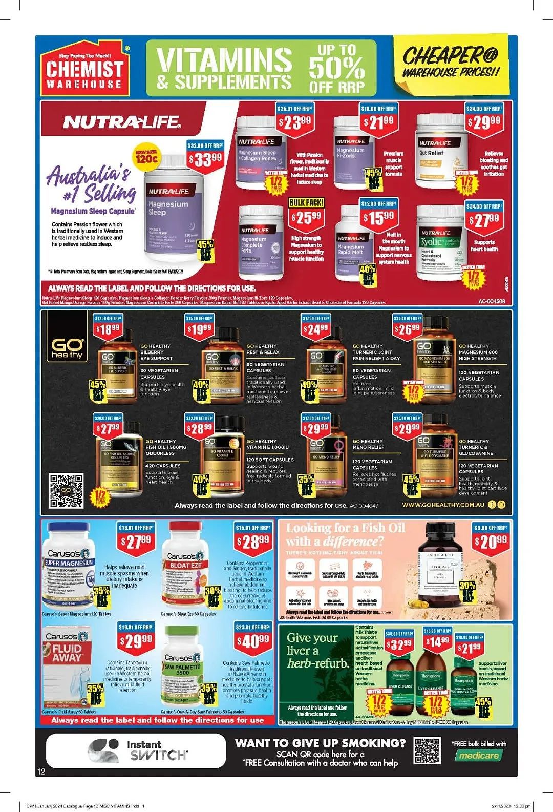 大量半价那种！【Chemist Warehouse】药店 1月4日至17日优惠目录（组图） - 12