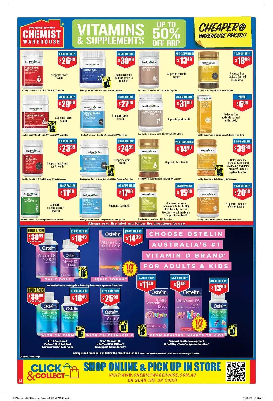 大量半价那种！【Chemist Warehouse】药店 1月4日至17日优惠目录（组图） - 14