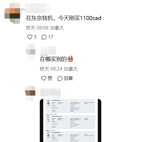 疯抢！加国回国再现“神价“：华人网友晒往返只花$1100！馋哭评论区...（组图） - 3