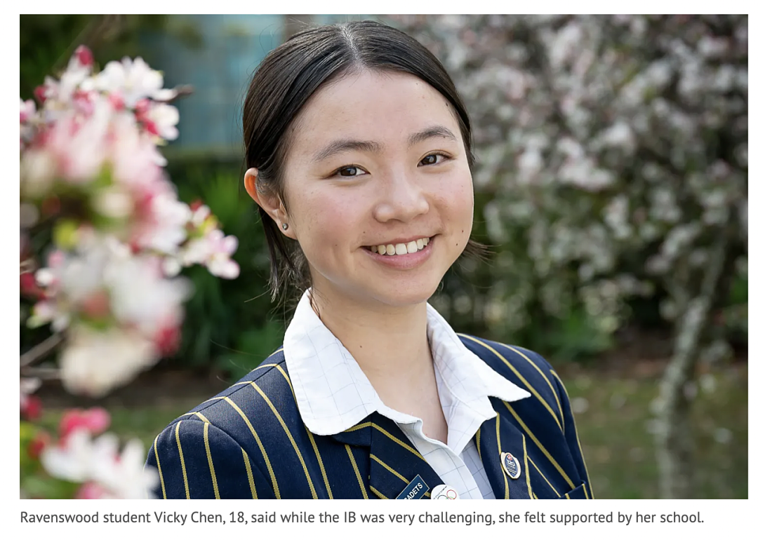 遥遥领先！悉尼华裔女生拿下“状元”，获得IB考试满分，来自华人妈妈热捧的私校...（组图） - 12