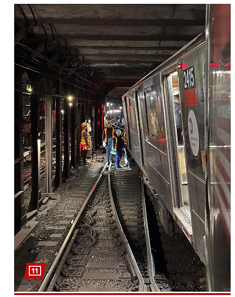 突发灾难！载500人地铁撞车脱轨，乘客尖叫跳窗逃命，数十人伤，全线停摆（组图） - 3
