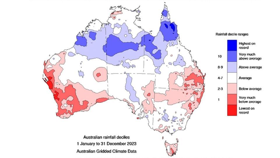 实锤：2023年是澳洲有记录以来炎热程度排名第八的年份（图） - 4