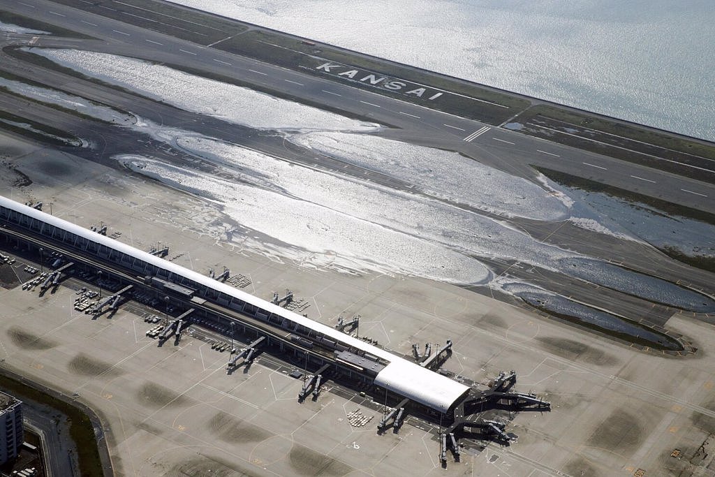 日本关西机场正以惊人速度下沉！2056年后将被海水淹没（图） - 1