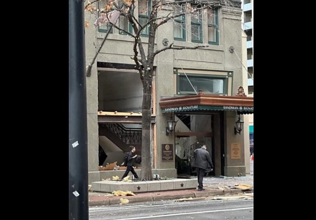 市中心酒店突发大爆炸！门窗全被炸飞成碎片，有人跳窗逃命！多人受伤（组图） - 2