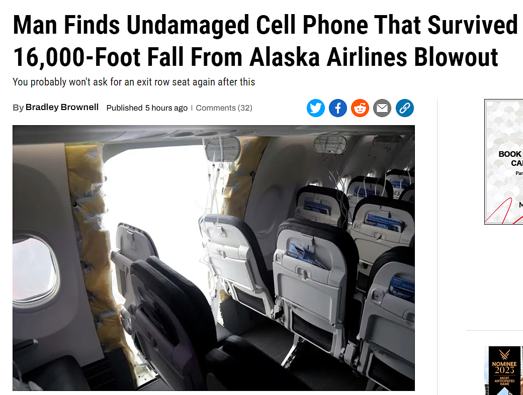 iPhone意外走红，1.6万英尺从飞机中甩出，竟然完好无损（组图） - 7