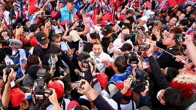台湾大选：国民党要求选民选择战争与和平（组图） - 3