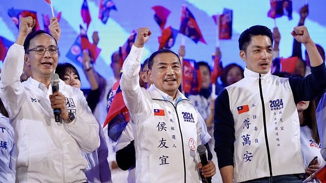 台湾大选：国民党要求选民选择战争与和平（组图） - 1