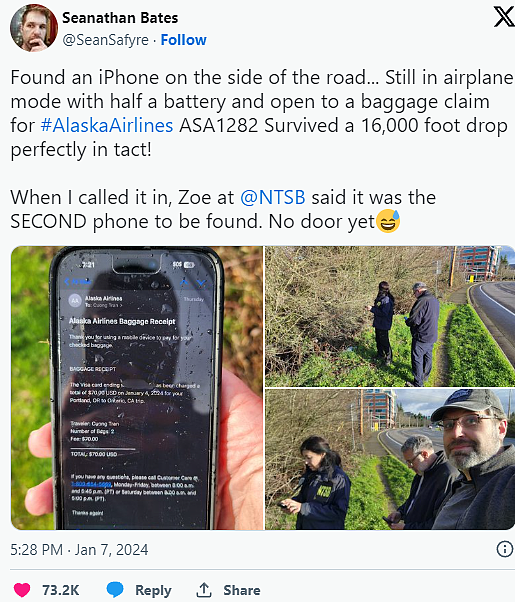 iPhone意外走红，1.6万英尺从飞机中甩出，竟然完好无损（组图） - 6