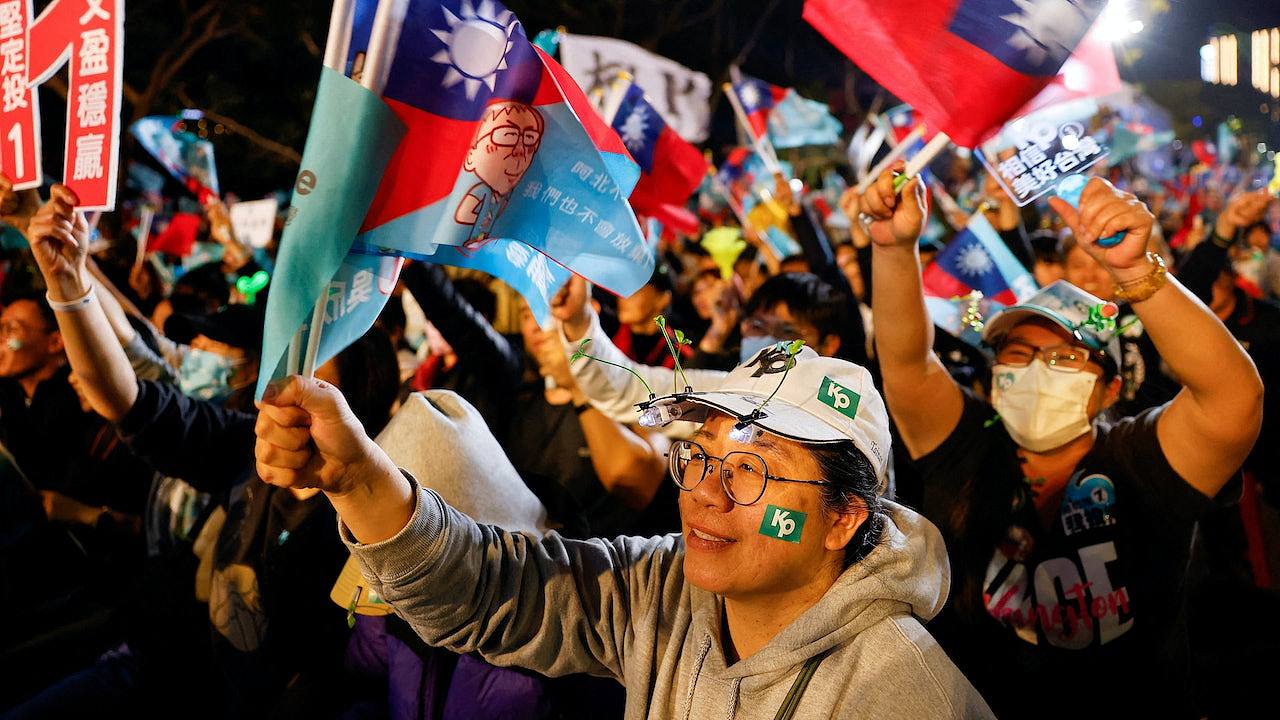台湾2024大选：赖清德宣布胜选，称“不卑不亢，维持现状”，蔡英文发表讲话（视频/组图） - 45