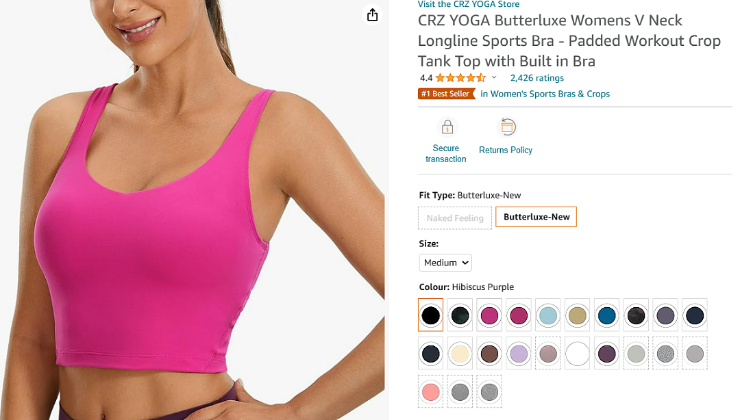 健身必备！亚马逊$53刀瑜伽裤爆火，网友力荐：“Lululemon最佳平替”（组图） - 6