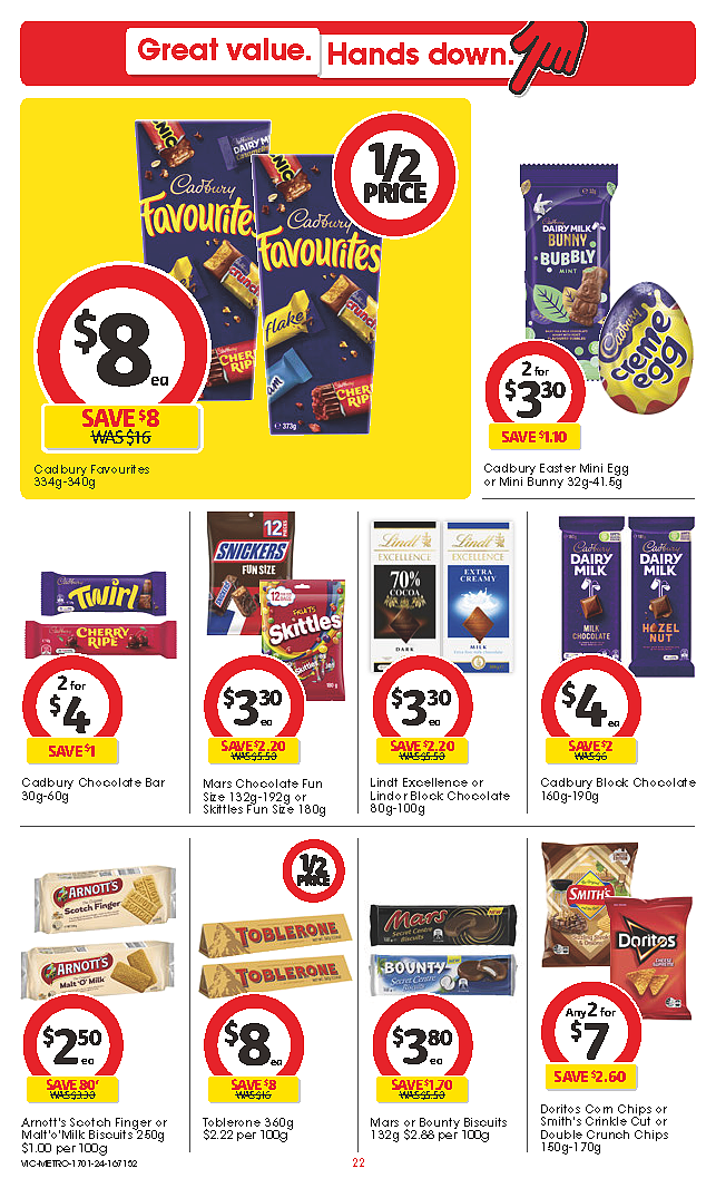 Coles 1月17日-1月23日打折,冻鸭5.6折(组图) - 22