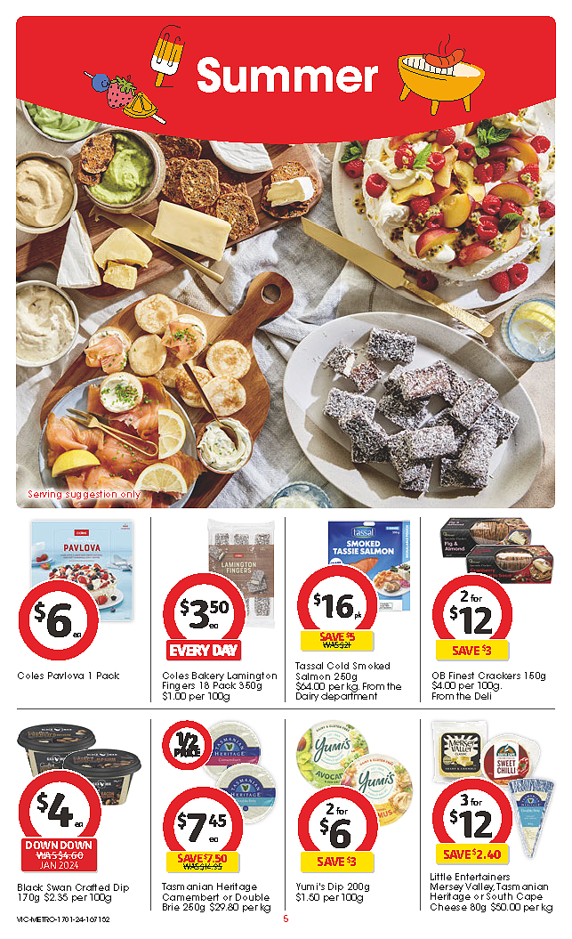 Coles 1月17日-1月23日打折,冻鸭5.6折(组图) - 5