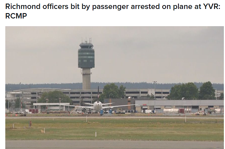 加国航班起飞曝事故，警察冲上飞机抓人反被咬！ 男子怒扇机长，视频曝光！波音飞一半窗裂了（视频/组图） - 1