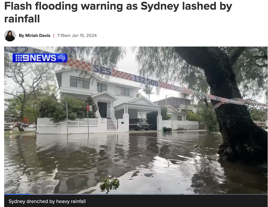 强风暴来袭！悉尼华人区街道被淹，方发布洪水警告：未来48小时还有超强暴雨...（组图） - 1