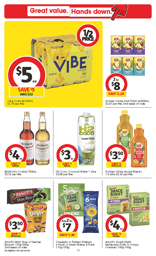 Coles 1月17日-1月23日打折,冻鸭5.6折(组图) - 19