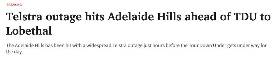南澳发生3.5级地震，阿德有震感；Adelaide Hills遭遇Telstra网络中断（组图） - 3